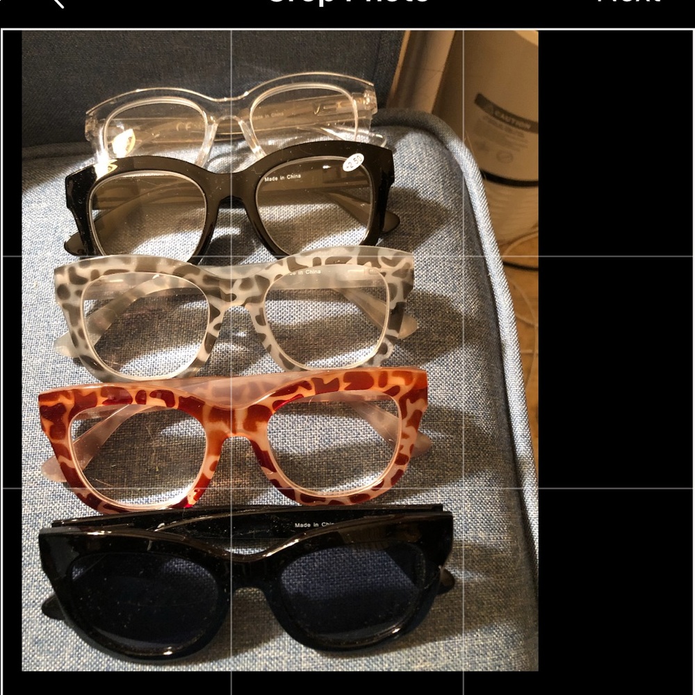 Reading Cat Eye Glasses +2.50 New without box.